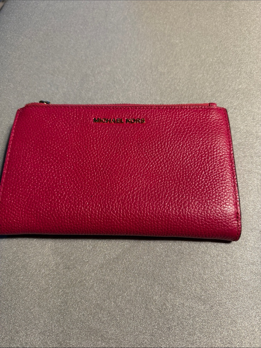 Michael Kors Hot Pink Leather Tote with Matching Wallet - Picture 9 of 15